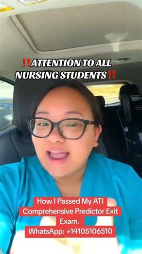 Pass ATI Comprehensive Predictor Exit Exam With 100% Score. #nursingexams