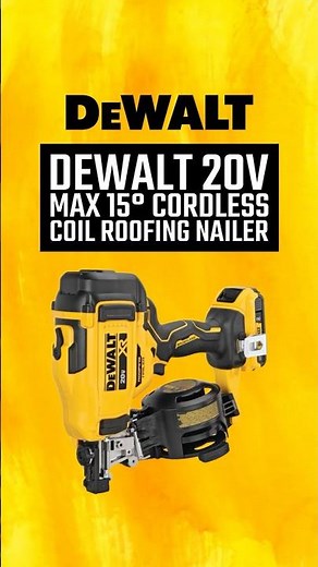 Meet the DeWalt 20V MAX Roofing Nailer | Durable. Dependable. Cordless.