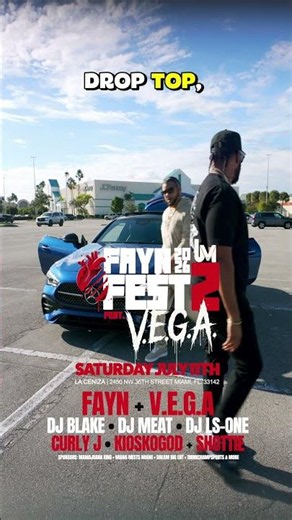 Fayn Fest 2 | "Check Out La Ceniza" | July 11th w/ @vegamusic305