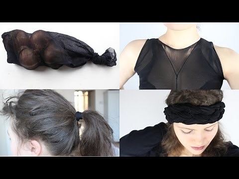 5 ways to use old tights | Upcycling, recycling, downcycling