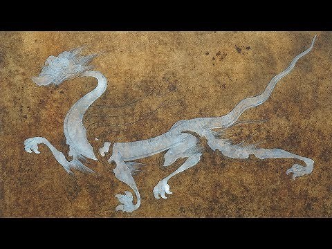 #2 고구려 강서대묘 사신도 '백호도' Korean painting