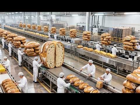 The Complete Bread Factory Process That Produces Thousands Every Single Hour