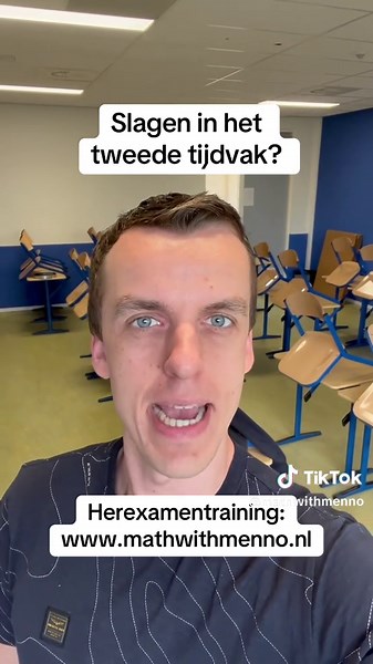 Slagen voor het examen in het tweede tijdvak