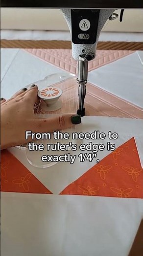 QUICK RULER QUILTING TIP!