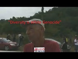 White Man in Zinc Arkansas explains "White Genocide" and "White Flight" to BLM protesters.