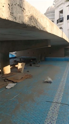 waterfall tile installation