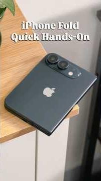iPhone Fold Hands-On! Apple’s Weird Design Actually Makes Sense