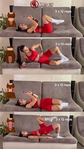 Couch Exercises for Abs & Legs 🔥 | Home Workout