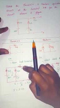 Simplify Any Circuit Easily | Thevenin & Norton Theorem Explained (Tamil)
