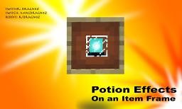 Item Frames with Configurable beacon like effects Minecraft Map