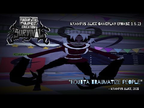 Roblox FPE:S | Krampus ∆lice Gameplay (Phase 1 & 2)