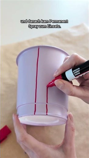 Günstige DIY Dopamin Deko - Blumentopf aus einem Joghurtbecher basteln