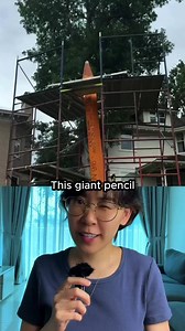 They “Sharpen” This Giant Pencil Every Year | pencils
