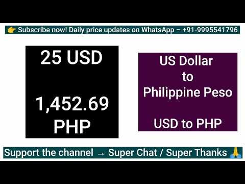 RATE US DOLLAR FORECAST TO PHILIPPINE PESO TODAY 26 SEPTEMBER 2025