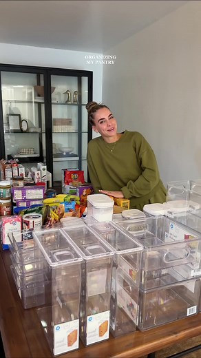 Pantry Organization Makeover: Container Store Haul & Satisfying Results