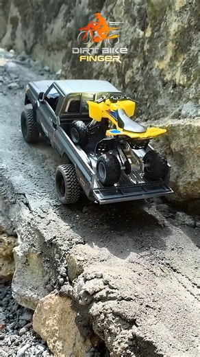 Toyota Land Cruiser Delivers an ATV for the Ultimate Off-Road Ride! #shorts #offroad #dirtbike #rc