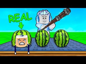 AKU JANGAN SAMPE SALAH PILIH SEMANGKA BERISI KEPALA MOCIL DI ROBLOX!!