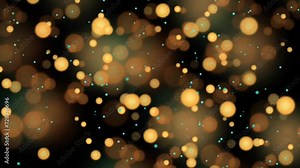 Gold glitter background animation