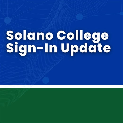 Solano Community College on Instagram: "🚨 Login Update for Solano Students 🚨 Seeing a message asking you to verify your email when logging in? Make sure you’re using your correct Solano username: ✅ username@solano.edu This is part of a recent update to how students sign in. Using your full Solano email will help you log in without issues. Questions? Visit https://solano.edu/technology-services/StudentTechnologyHelp/accounts.php"