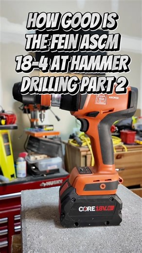 Milwaukee vs Fein: Hammer Drill Showdown #milwaukee #milwaukeetools #feintools #shorts