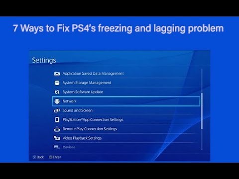 7 Ways to Fix PS4 PlayStation 4 Freezing and Lagging