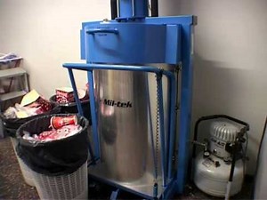 Mil-tek general waste compactor at a Cinema