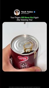 Use chopsticks to open cans way easier!