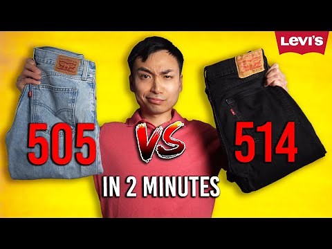 Which Jean Is Better? | Levi's 505 Regular vs 514 Straight
