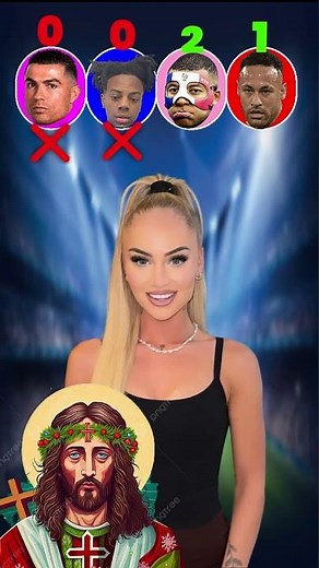 Ishowspeed vs Mbappe vs Neymar vs Ronaldo - Alisha Lehmann