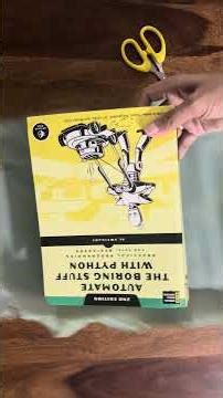 Unboxing “Automate the Boring Stuff with Python” 📘🐍 | 2nd Edition | Learn Python the Easy Way