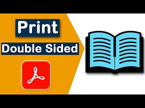 How to print a pdf document double sided using Adobe Acrobat Pro DC