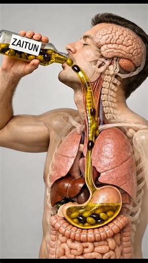 Ikram Shah on Instagram: "What happens when you drink olive oil (zaitun)inside your body?😨😨😱😱#fyp #healthfood #healyourself"