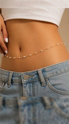 🔥 Must-Try Waist Chain Trend for Girls ✨