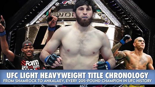 UFC light heavyweight title history: Ankalaev, Pereira, Jones, Liddell, Couture and more