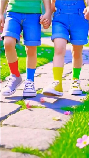 Mismatched Socks Adventure! 🧦😂 Cutest AI Animation Ever! #Shorts