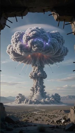 The Trinity Nuclear Test ( July 16,1945).# #history #facts #nuclearwar #humanity #destruction #war