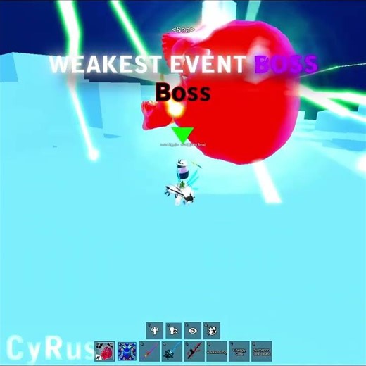 Weakest event boss #roblox #bloxfurit #bloxfruits #edit