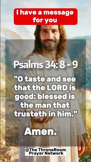 Blessed Are Those Who Trust God (Psalm 34:8–9)#faith #holyspirit
