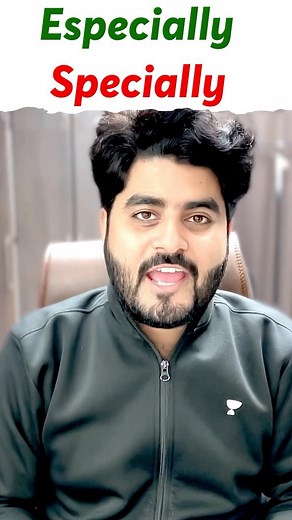 Especially vs Specially #englishlearning #vocabulary #englishteacher #englishtips #englishbyvishalsir #vishalsirenglish | Vishal Parihar