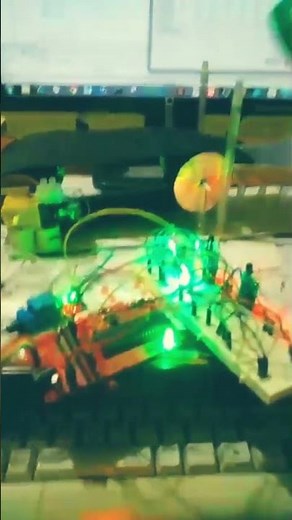 Small mechatronics System testing with my own Microcontroller Circuit Board | School Project