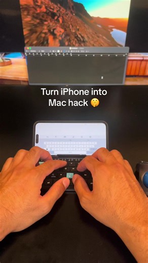Turn iPhone into Mac ⌨️