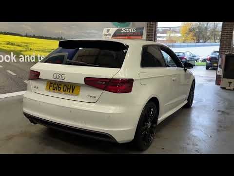 AUDI A3 1.4 TFSI S line Hatchback 3 Door Petrol Manual White Euro 6