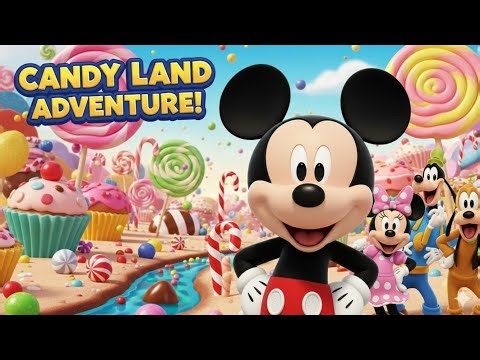 Mickey Mouse in Candy Land! 🍬 Fun Adventure for Kids | 3D Cartoon