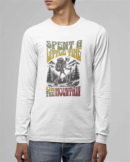 Grateful Dead Long Sleeve Shirt, Spent Time on the Mountain, Deadhead Gift, Grateful Dead Lyrics, Hiking Shirt, Concert Shirt, Dead and Co. - Etsy