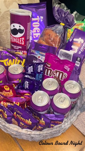 Purple Food Board Ideas for Colour Board Night