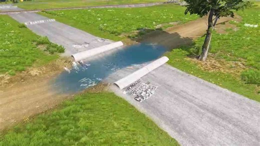 Cars vs train: Limousines, flatbed, and tractor rescue