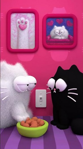 Lights Out! 🐾 Who Took the Cat Food? 😹| Cat Comedy for Kids #shorts