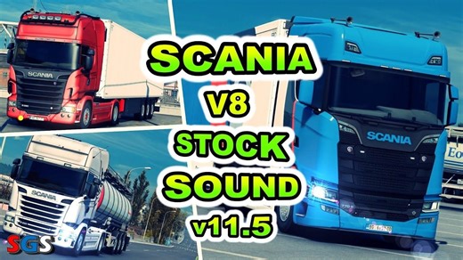 【YouTube】欧卡2mod_SlavJerry的斯堪尼亚V8原厂声浪 v11.5|Scania V8 Stock Sound v11.5