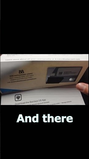 Unboxing of my new Barclays $0 annual fee credit card!