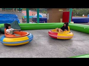 【クルクル回る乗り物で遊びました😊】